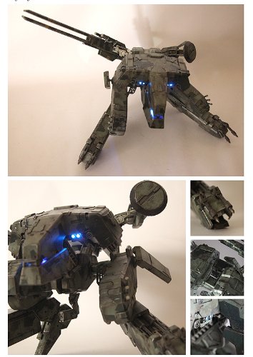 METAL GEAR SOLID MG REX (メタルギア レックス) (ABS&PVC&POM製 塗装済み可動フィギュア) : threeA