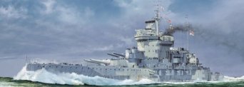 1/700 WWII 英国海軍 戦艦 ウォースパイト 1942　ピットロード