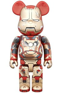 ベアブリック BE@RBRICK アイアンマン IRON MAN MARK XLII（42） DAMAGE Ver. 400%　2015 ワンフェス 冬　WF Medicom Toy