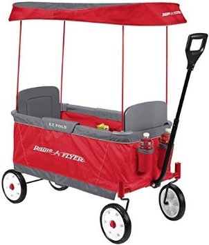 Radio Flyer Kid's Ultimate EZ The Best Folding Wagon Ride On by Radio Flyer WItC[