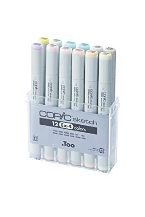 樂天商城 - Too コピック スケッチ 12色 EX-4セット