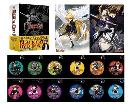 BLACK CAT DVD-BOX （アンコールプレス版） 藤原 啓治 新品　マルチレンズクリーナー付き