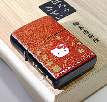 ハローキティ ZIPPO 漆塗り　サンリオ　新品