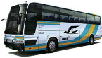 青島文化教材社 1/32 バス No.17 JR四国バス 高速バス