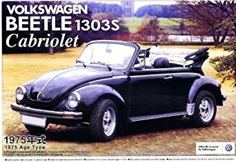樂天商城 - 青島文化教材社 1/24 ザ・ベストカーヴィンテージシリーズ No.76 フォルクスワーゲン ビートル1303S カブリオレ プラモデル　新品