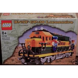 S@gC@LEGO@10133 Burlington Northern Santa Fe (BNSF) GP-38 Locomotive sAi