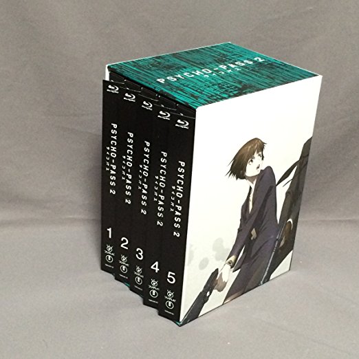 PSYCHO-PASS サイコパス2 (アニメイト特典 収納BOX付き) (初回限定盤)全5巻　Blu-rayセット　新品　マルチレンズクリーナー付き