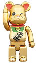 東京ソラマチ限定 BE@RBRICK 招き猫 金メッキ四 400％ メディコム トイ 新品