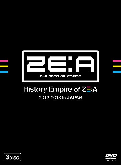 ZE:A History Empire of ZE:A 2012-2013 in JAPAN [DVD]新品　マルチレンズクリーナー付き