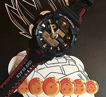 CASIO G-SHOCK × ドラゴンボール 超サイヤ人ロゼゴクウブラック 腕時計 宇宙船ボックス 限定 新品