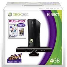 Xbox 360 4GB + Kinect バリューパック Kinectゲーム2本同梱 【メーカー生産終了】 新品