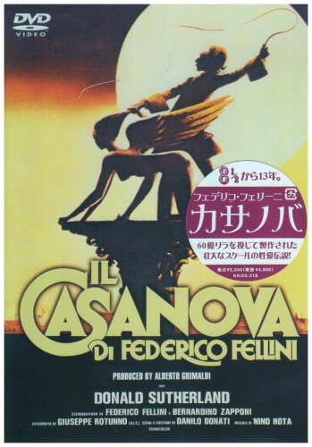 フェデリコ フェリーニ セレクション カサノバ DVD ドナルド サザーランド マルチレンズクリーナー付き 新品