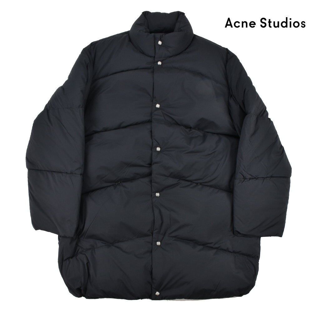 【楽天スーパーSALE】アクネストゥディオズ ダウンジャケット メンズ ダウンコート ブラック 黒 Acne Studios Onriko Matt Down Coat【送料無料】