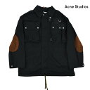 アクネストゥディオズ カバーオール メンズ ワークウェアコットンジャケット ワークジャケット ブラック 黒 Acne Studios WORK JACKET【送料無料】