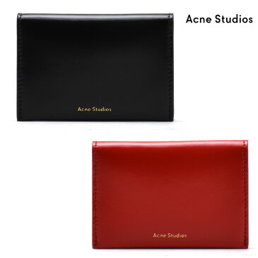 アクネストゥディオズ Acne Studios CG0041 900000 ACK000 CARDCASE BLACK RED カードケース 名刺入れ パスケース メンズ レディース【送料無料】