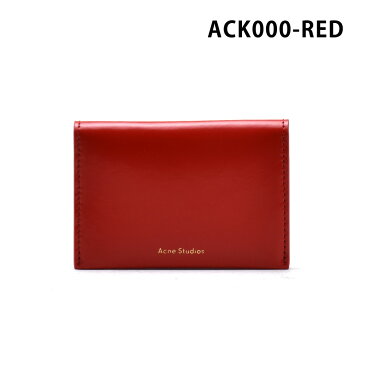 アクネストゥディオズ Acne Studios CG0041 900000 ACK000 CARDCASE BLACK RED カードケース 名刺入れ パスケース メンズ レディース【送料無料】