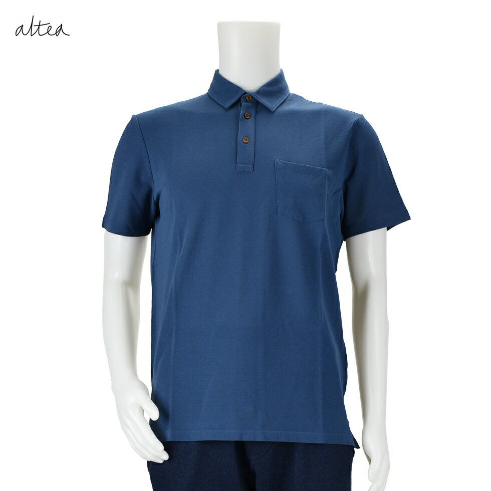 Rakuten - 【楽天スーパーSALE】altea アルテア 1655104 ポロシャツ 02/Rネイビー/TOPS/トップス/メンズ【送料無料】