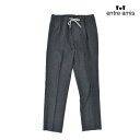 アントレアミ トラウザーパンツ イージーパンツ ジップフライ グレー メンズ entre amis 8368/1738 300 GRIGIO【送料無料】