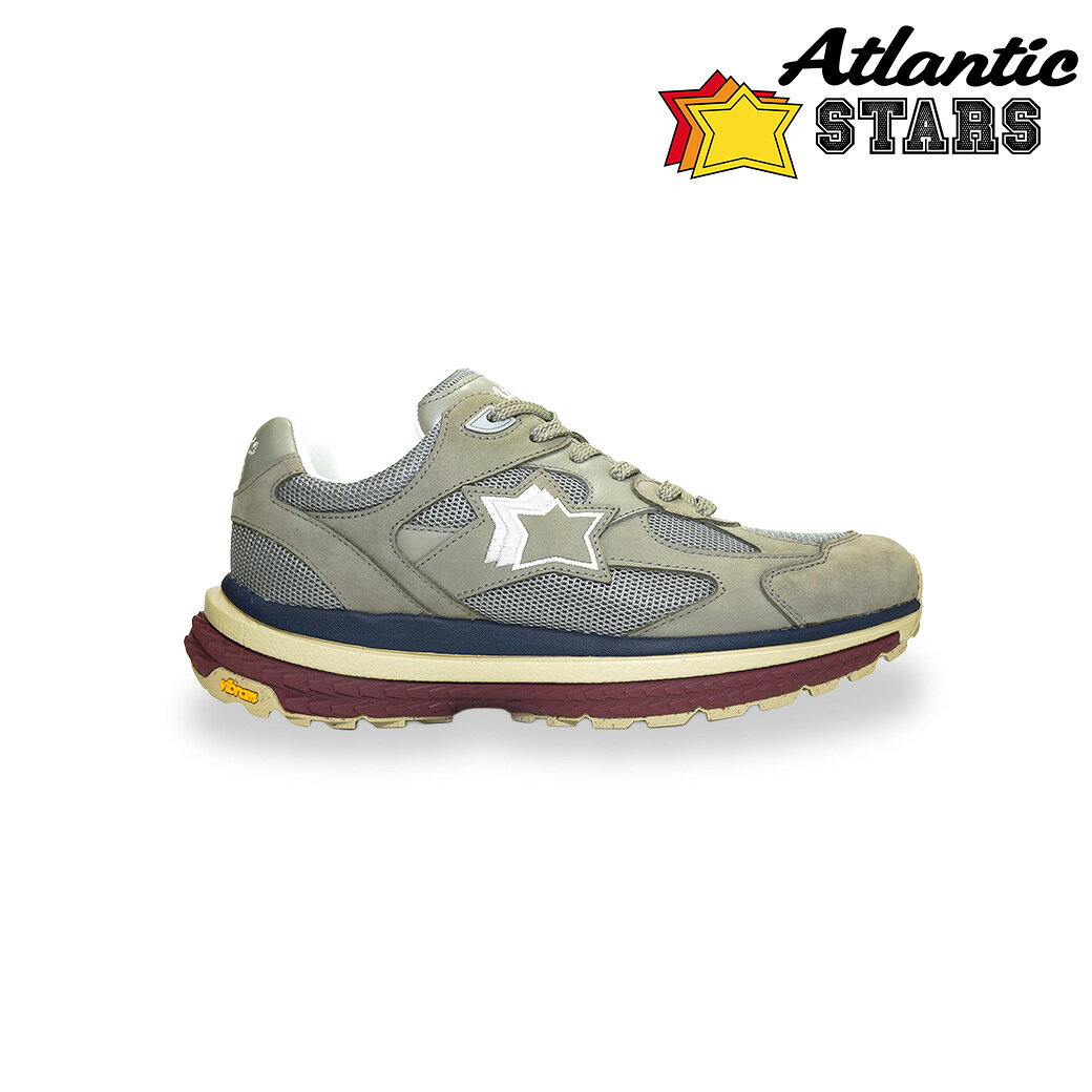 アトランティックスターズ Atlantic STARS バンクーバー スニーカー メンズ ローカット ジャパンリミテッドモデル レザーシューズ グレー VANCOUVER VANC015 TORINO MERLOT