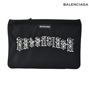 【エントリーでP5倍 1/24 20:00-1/28 1:59まで】バレンシアガ BALENCIAGA 535334 GYT2R/1000 BAG EXPLORER POUCH BLACK クラッチバッグ セカンドバッグ ポーチ ブラック 黒 メンズ【送料無料】