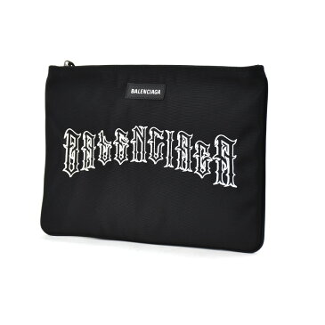 【エントリーでP5倍 1/24 20:00-1/28 1:59まで】バレンシアガ BALENCIAGA 535334 GYT2R/1000 BAG EXPLORER POUCH BLACK クラッチバッグ セカンドバッグ ポーチ ブラック 黒 メンズ【送料無料】