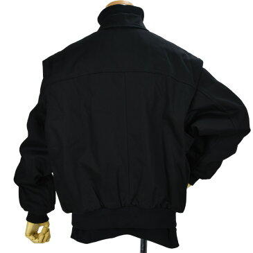 【ポイント10倍 12月18日9：59まで】バレンシアガ BALENCIAGA 556233 TDP11/1000 TWINSET BLOUSON BLACK ツインセット ジップアップ ブルゾン ベスト ニット スウェット ブラック 黒 メンズ【送料無料】[po_10]