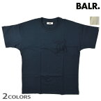 ボーラ― Tシャツ メンズ クルーネックTシャツ カットソー 半袖 ネイビー オフホワイト BALR. T-SHIRT【送料無料】