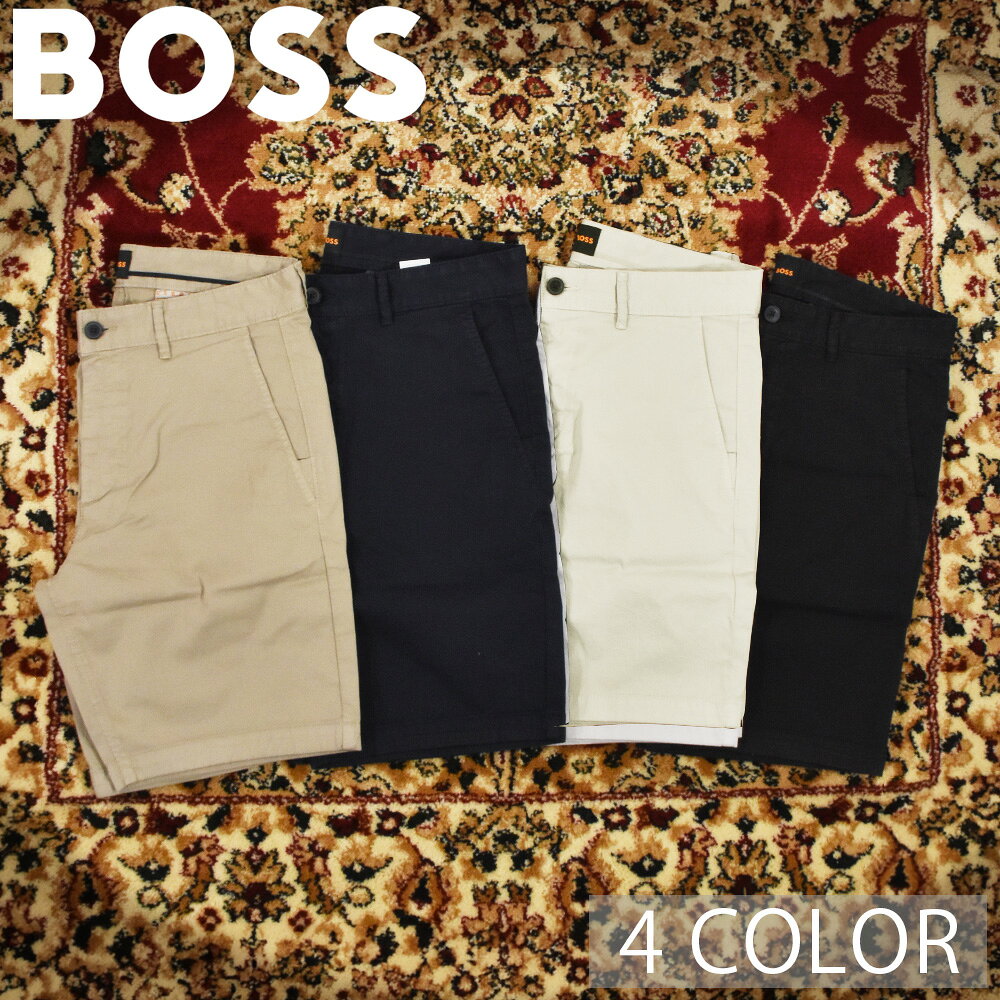 ボス BOSS ハーフパンツ メンズ ショートパンツ 短パン ハーパン ショーツ ストレッチコットンツイル コットンパンツ Chino-slim-Shorts