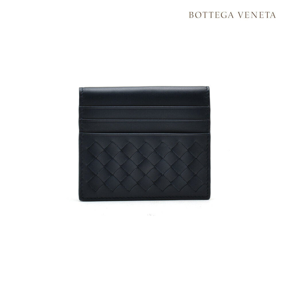 ボッテガヴェネタ BOTTEGA VENETA 442257 V4651/4013 WALLET NAVY 二つ折り財布 イントレチャート ネイビー 紺色 メンズ【送料無料】