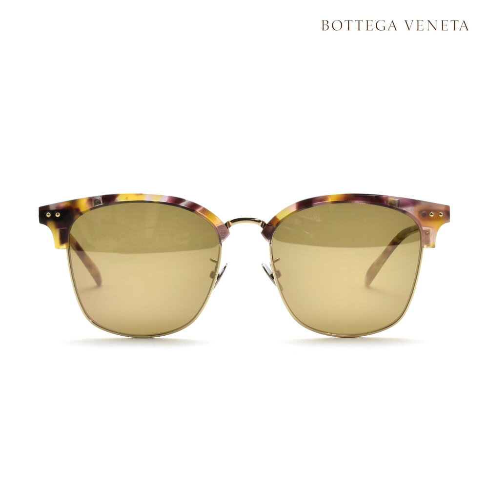 ボッテガ・ヴェネタ サングラス メンズ ボッテガヴェネタ サングラス べっ甲 ゴールド メンズ レディース BOTTEGA VENETA 501014 V4451/8070 SUNGLASSES GOLD【送料無料】