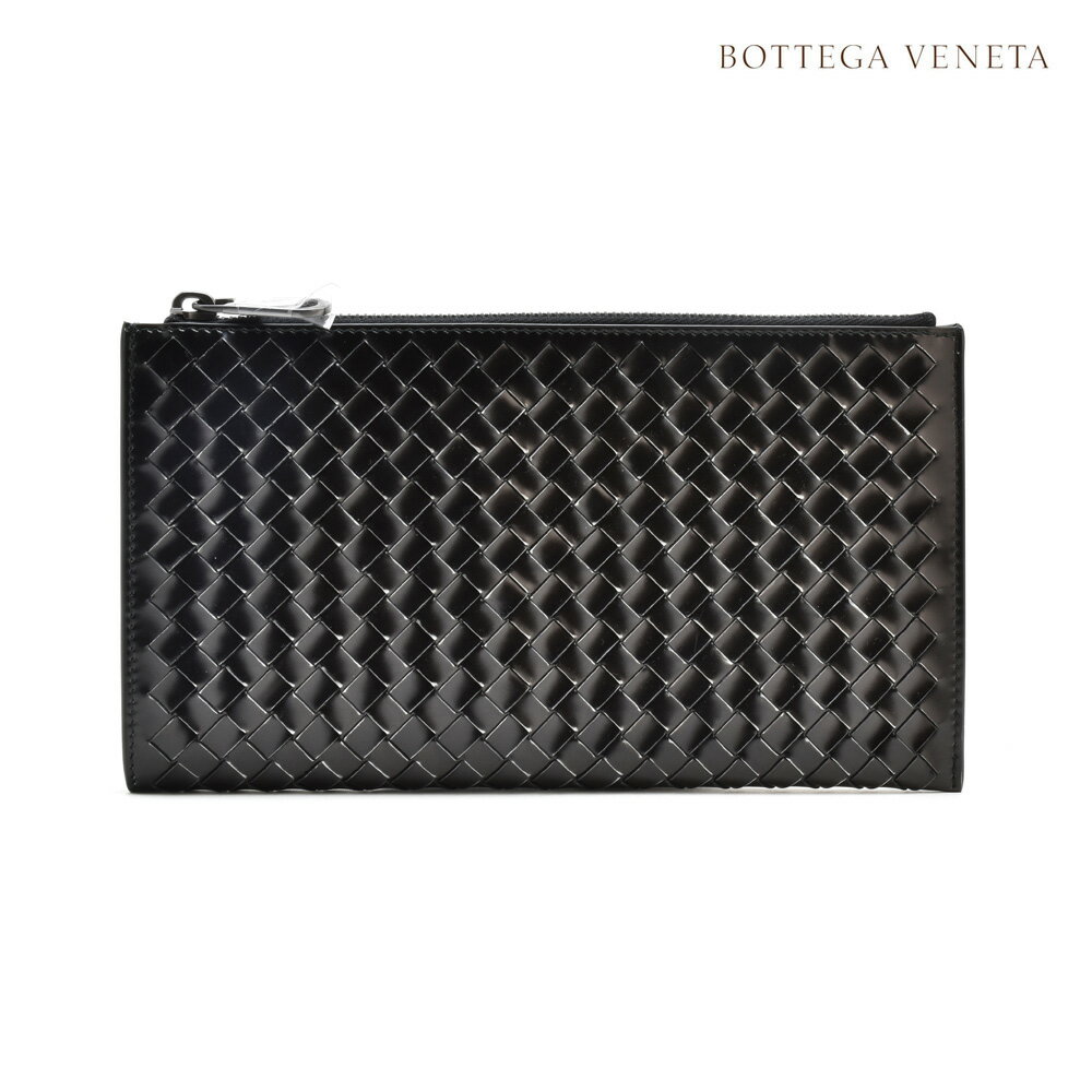 ボッテガヴェネタ 長財布（メンズ） ボッテガヴェネタ BOTTEGA VENETA 506323 VA1N1/8162 ネロ メタル ブラッシュ カーフ マルチファンクショナルケース クラッチバッグ 長財布 ポーチ ブラック BLACK 黒 メンズ【送料無料】