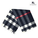 バーバリー BURBERRY 3878937/NAVY CHECK カシミヤ マフラー ストール バーバリーチェック ノバチェック ネイビー レディース 【送料...