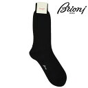 ブリオーニ 靴下 メンズ ソックス ウール ブラック黒 BRIONI【送料無料】