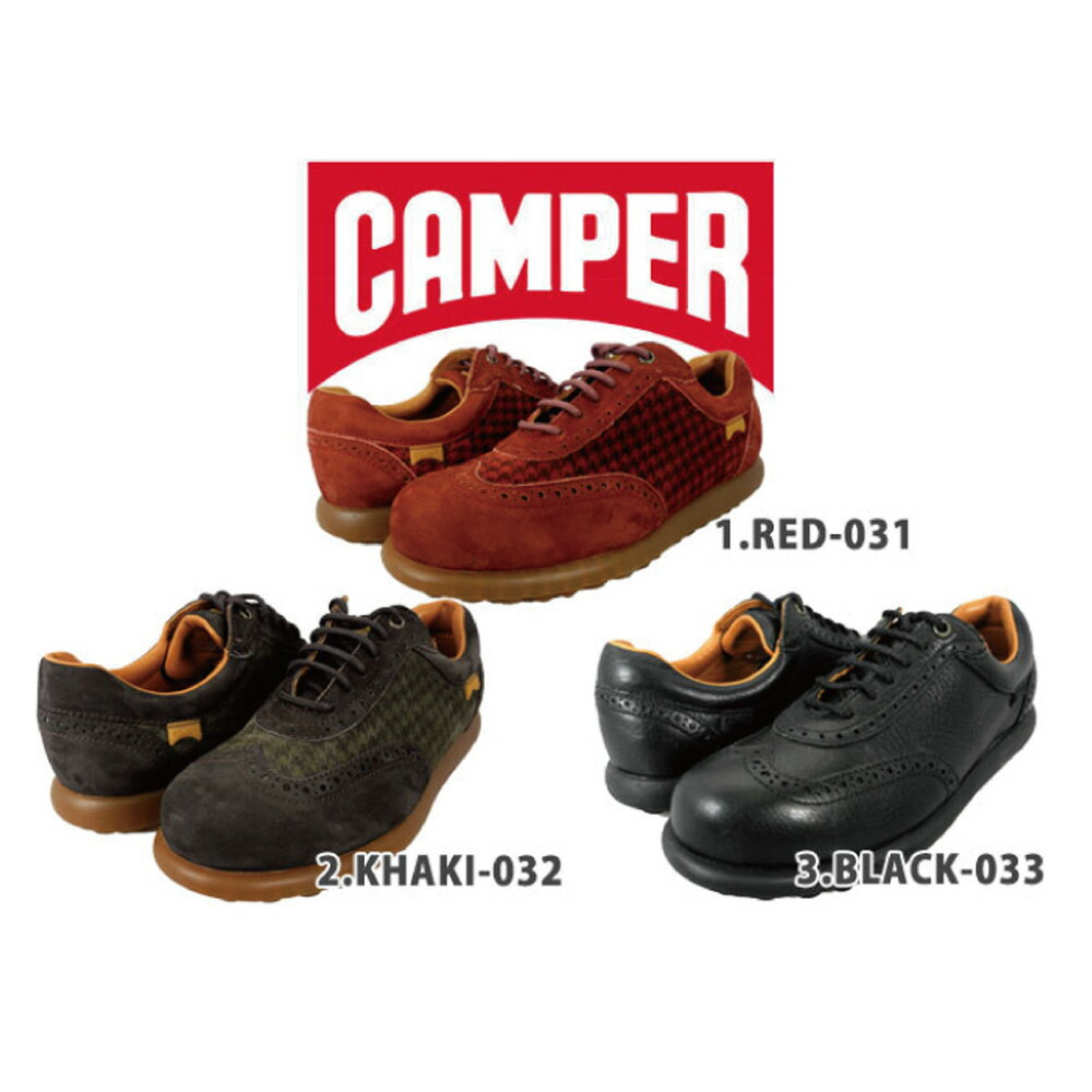 カンペール CAMPER RED-031/KHAKI-032/BLACK-033 20878-31/20878-032/20878-33LADY'S 【送料無料】