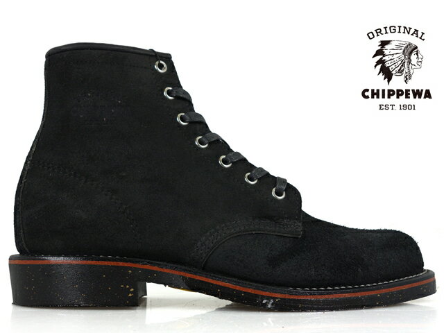 チペワ CHIPPEWA 1901M28 D width REVERSE BLACK ODESSA ワークブーツ 【送料無料】