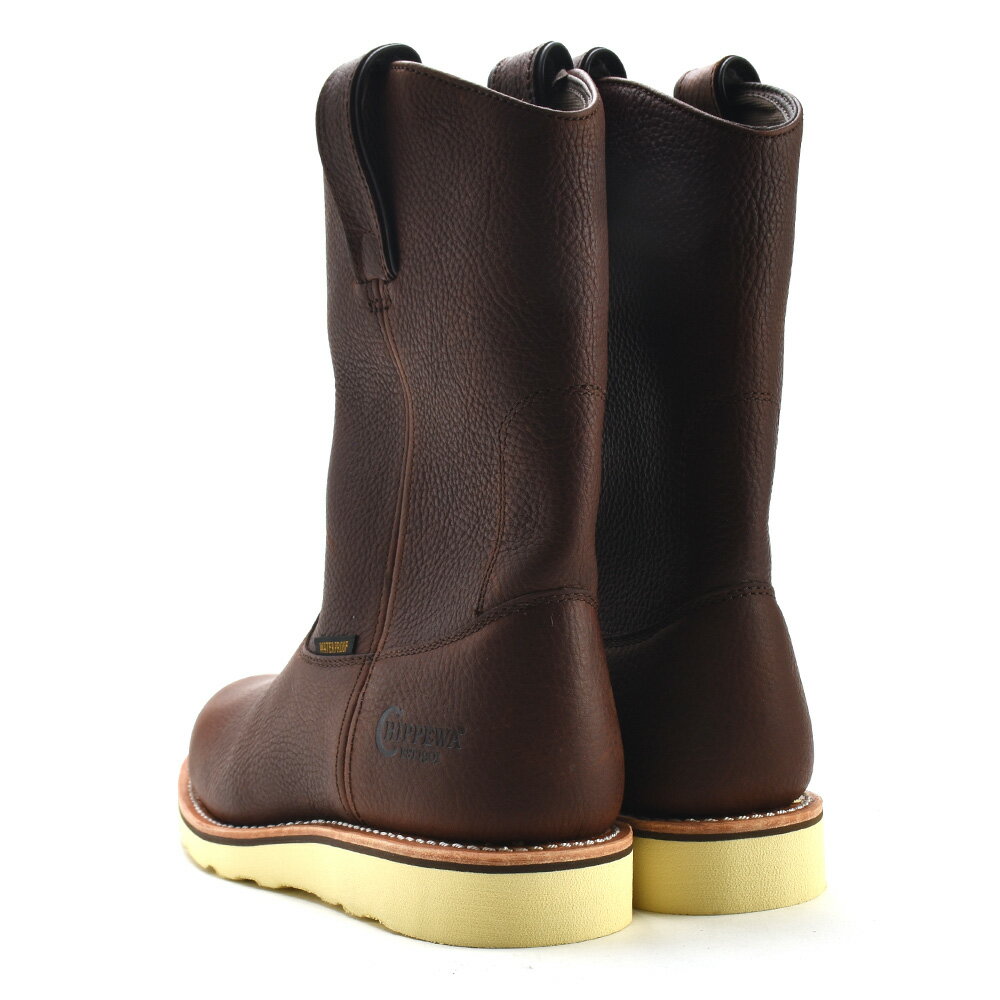 チペワ CHIPPEWA ワークブーツ メンズ ロングブーツ 11"エッジウォーカー ウォータープルーフ プルオンブーツ ビブラムソール ブラウン EDGE WALKER BRIAR【送料無料】