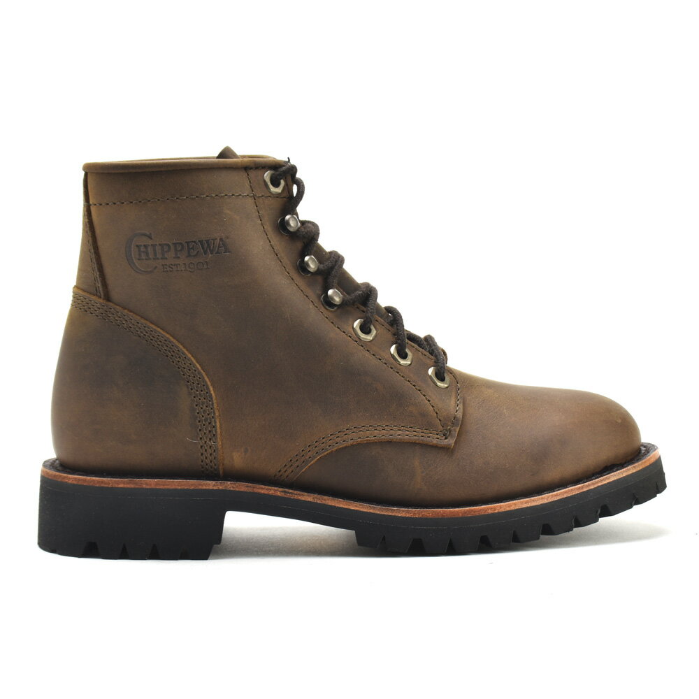 チペワ CHIPPEWA ワークブーツ メンズ ソフトトゥブーツ 6インチ レースアップ クラシック 2.0 ビブラムソール ブラウン CLASSIC 2.0【送料無料】