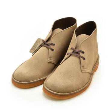 クラークス CLARKS 111768 DESERT BOOT WOLF SU メンズサイズ クラークス デザート ブーツ ウルフ スエード 【送料無料】