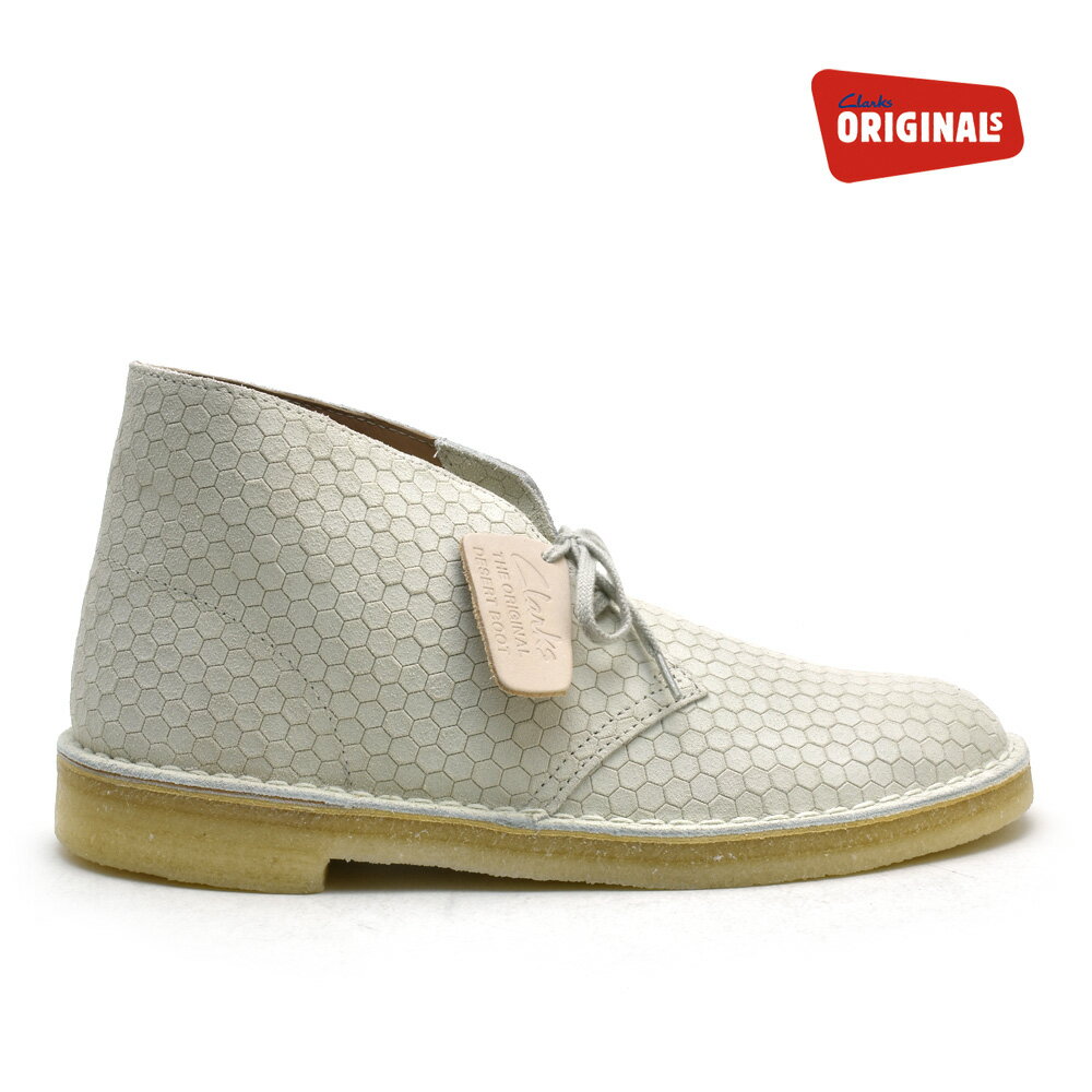 クラークス デザートブーツ メンズ オフホワイト スエード ブーツ CLARKS DESERT BOOT 26115228 OFF WHITE SUEDE