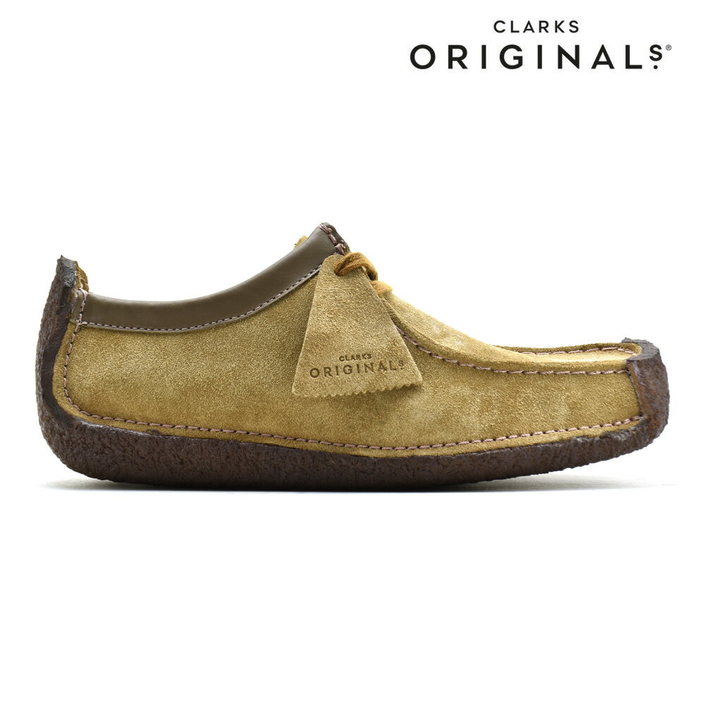 【6/5 23:59まで エントリー＆楽天カードご利用でポイント4倍】クラークス CLARKS NATALIE OAKWOOD SUEDE 26126802 ナタリー オークウッド スエード ドライビングシューズ カジュアル シューズ 靴 レディース【送料無料】