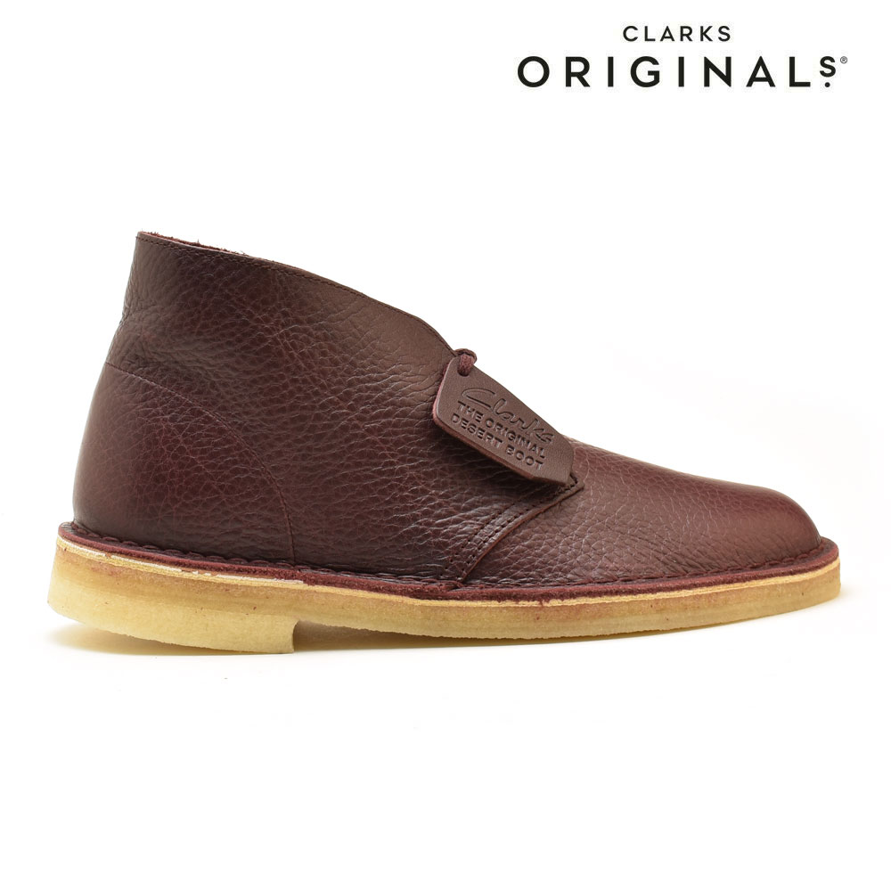 クラークス デザートブーツ バーガンディー CLARKS DESERT BOOT BURGUNDY TUMBLED 26125547 メンズ