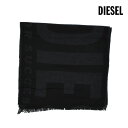 ディーゼル マフラー（メンズ） ディーゼル DIESEL 00SYPX/0SAVX 900 SDIELY BLACK ニットストール ブラック 黒 メンズ【送料無料】