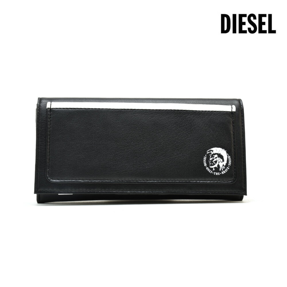 ディーゼル 長財布（メンズ） ディーゼル DIESEL X05845/P1508 WALLET H1532 24 A DAY BLACK 二つ折り長財布 ブラック 黒 メンズ 【送料無料】