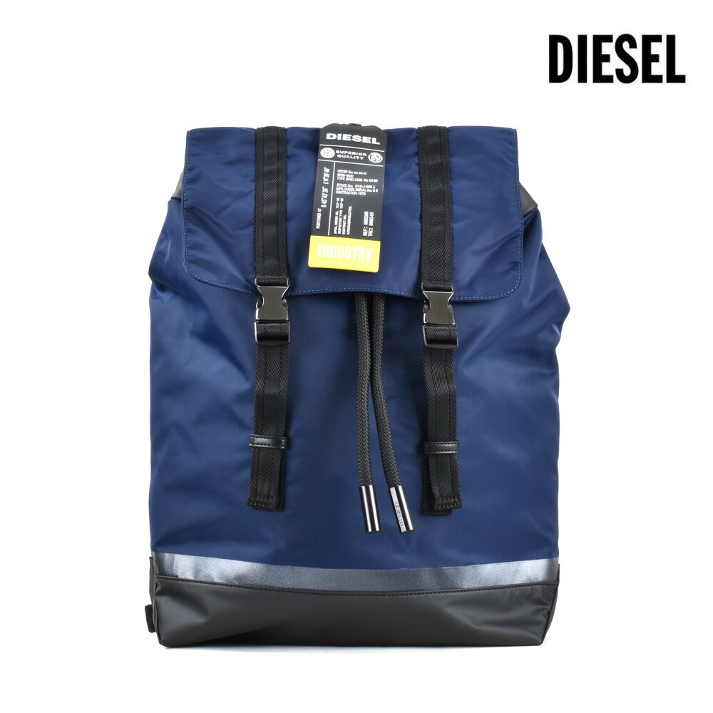 ディーゼル リュック メンズ ディーゼル DIESEL X05886/PS258 H4729 BACKPACK バックパック リュックサック バッグ インディゴ ネイビー 紺 メンズ【送料無料】