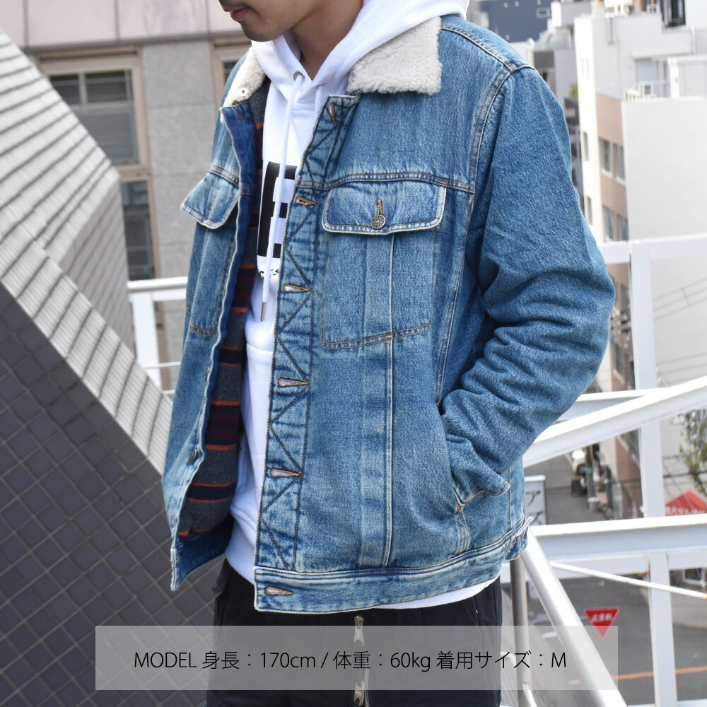 ディーゼル デニムジャケット メンズ ボア付き...の紹介画像2