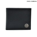 ドルガバ 財布（レディース） ドルチェ＆ガッバーナ DOLCE&GABBANA BP1321AH135/8I943 ドルガバ 二つ折り財布 ヒョウ柄 ブラック 黒 BLACK メンズ 【送料無料】