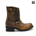 フライ FRYE 8R ENGINEER BOOTS 77500　DARKBROWN フライ 8R エンジニアブーツ ダークブラウン レディース