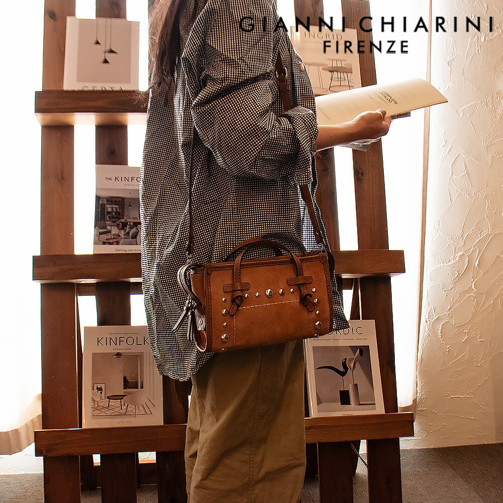 ジャンニキアリーニ GIANNI CHIARINI マルチェッラ ハンドバッグ レディース ショルダーバッグ 2WAY バッグ 鞄 クロスボディバッグ ミニバッグ MARCELLA BS 12406 TNGR CARAMEL