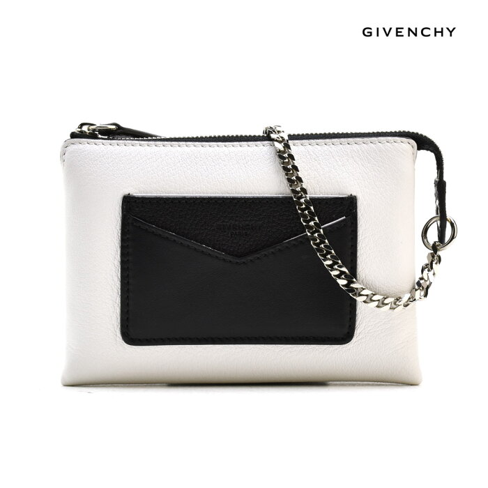 ジバンシー GIVENCHY BC0 6863 796/004 ショルダーバッグ ポーチ ブラック 黒 BLACK ホワイト 白 レディース【送料無料】