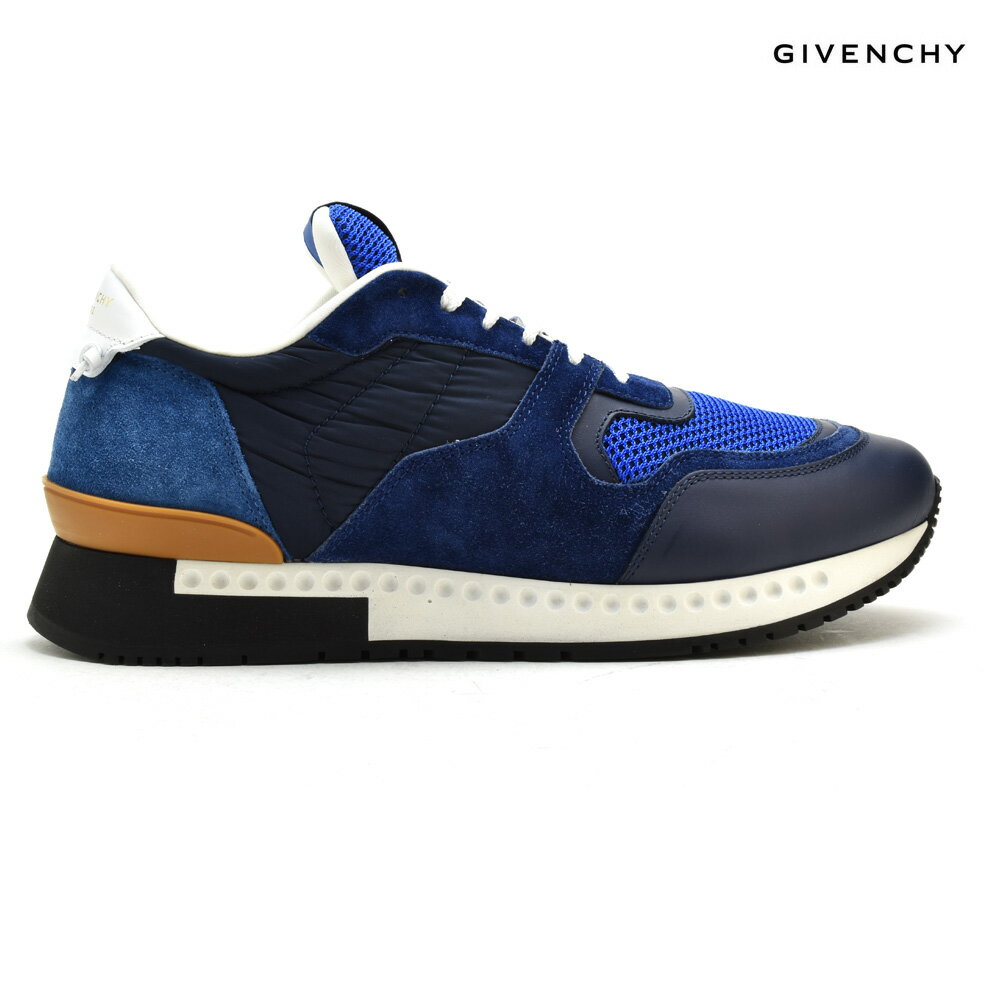 【エントリーでP5倍 4/9 20：00〜4/16 1：59まで】ジバンシー GIVENCHY BM0 8217 972/408 スニーカー ランニングシューズ ネイビー ブルー 青 NAVY BLUE メンズ【送料無料】